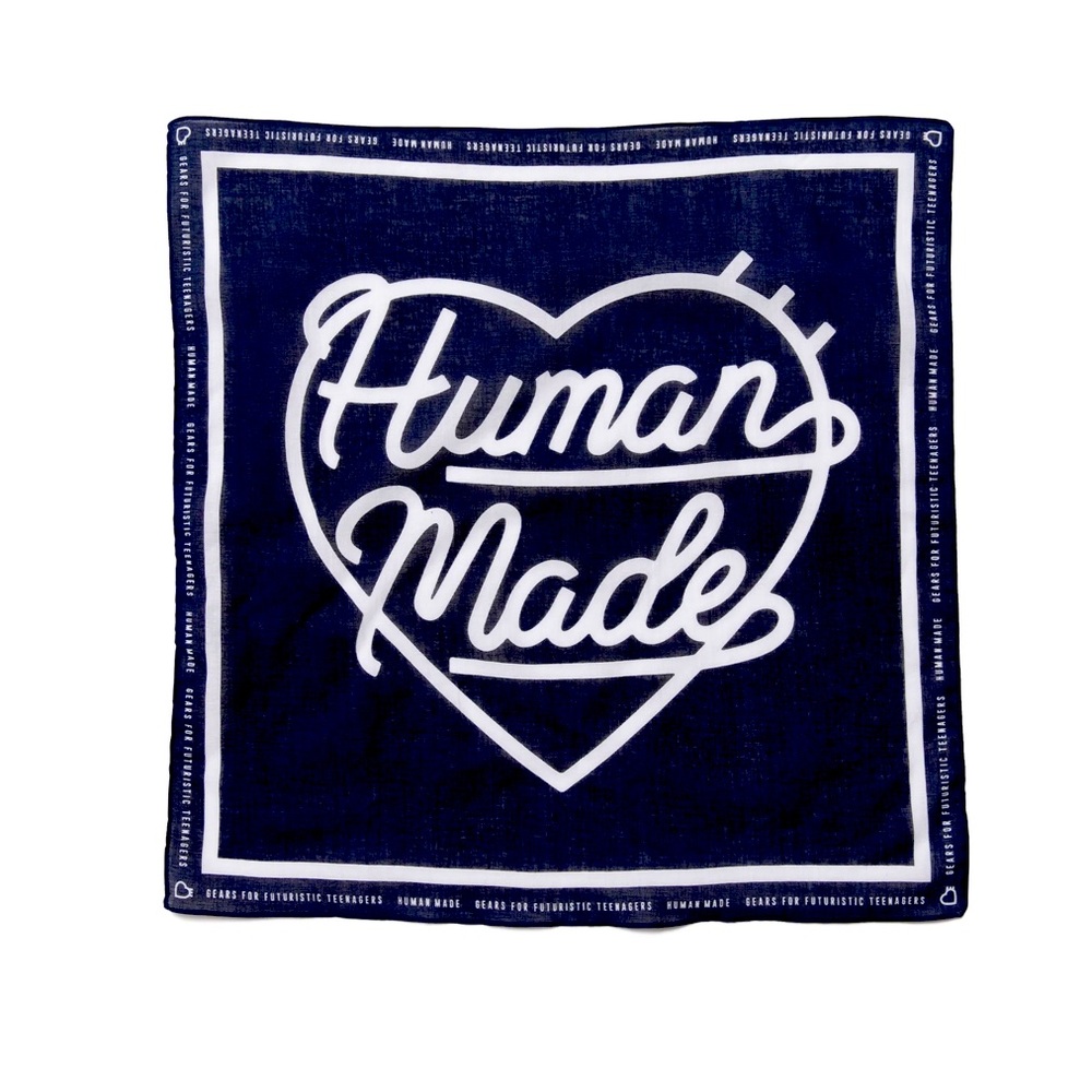 Human Made Navy Bandanna